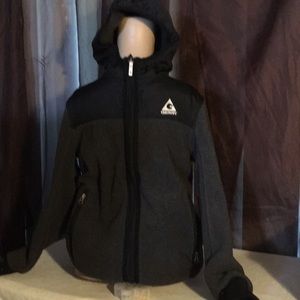 Gerry Youth nylon/fleece zip up hoodie jacket